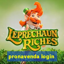 pronavenda login